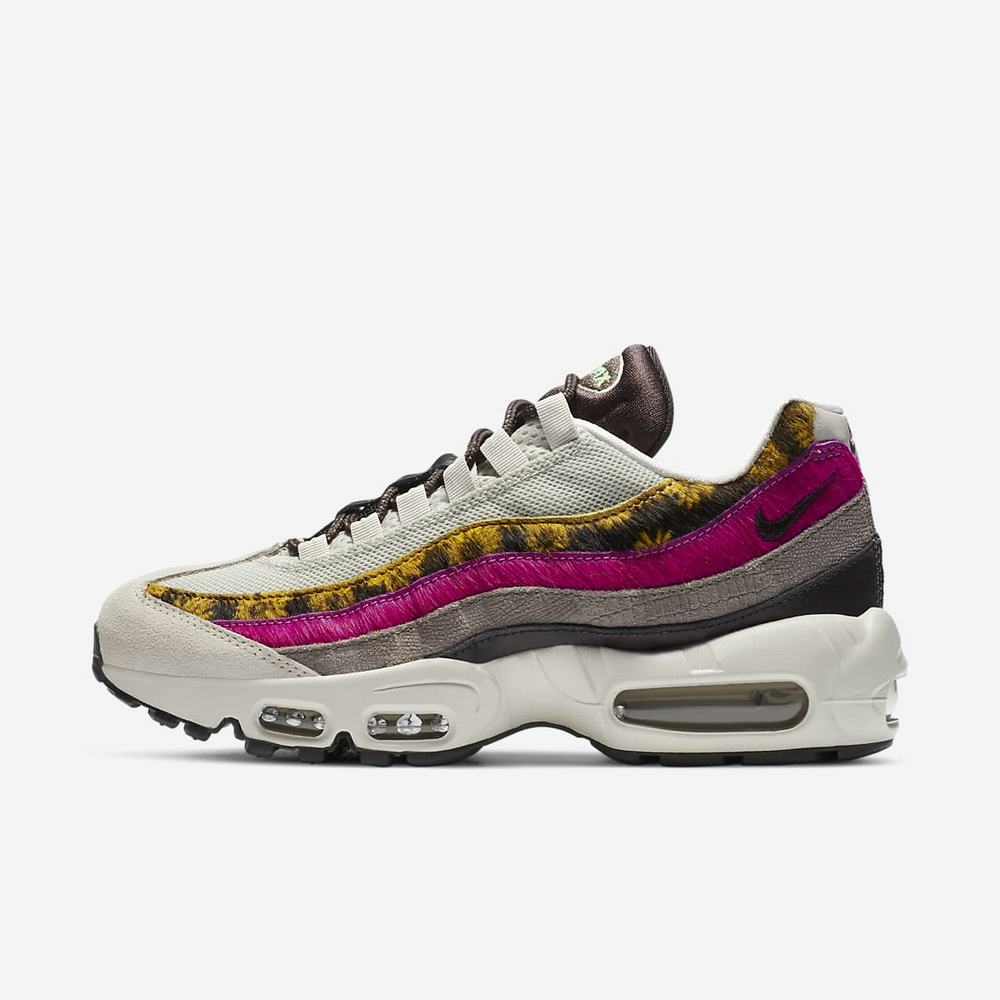 Sneakers Nike Air Max 95 Premium Grise 8965-173 Light Bone/Velvet Brown/Olive Grey/White Femme | TPJ-01487982